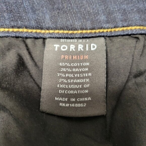 Torrid Premium Jegging Women's.  Size 22R. Excellent Condition Pre-owned - Picture 9 of 9